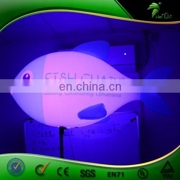 Fish Model Balloon Inflatable Fish Light , Advertising Inflatable LED Fish