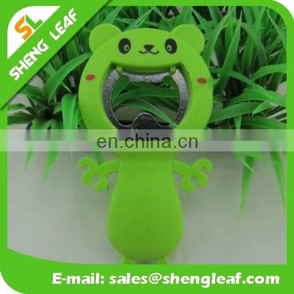 3d design promotinal gifts soft rubber bottle opener