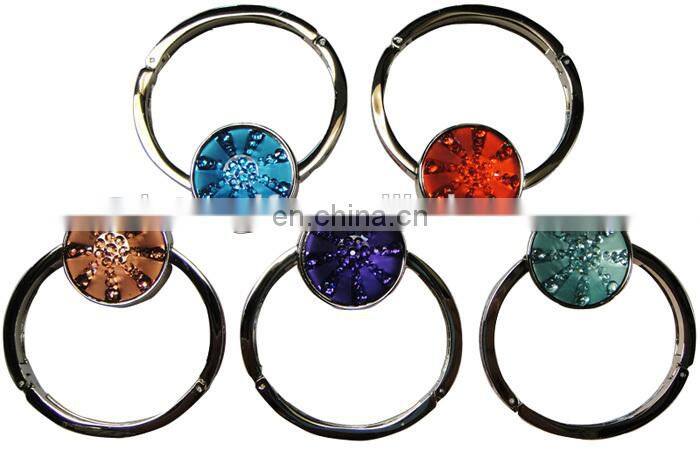 High quality zinc alloy foldable metal baghanger