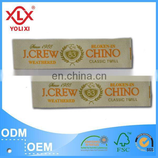 High quality printed labels for sock manufacturer in China