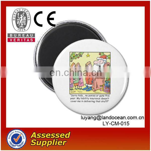 Santa Claus Fashion Tin Button Badge