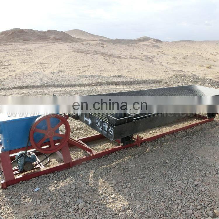 gold separating machine mining shake table with different deck for gold separating and recovery