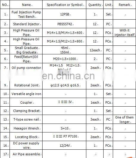dt-hot selling Diesel Fuel Pump Test Bench 12PSB