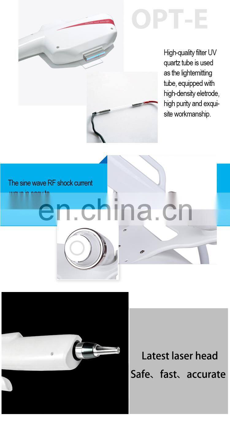 Hot selling q-switched nd yag laser  tattoo removal RF  DPL hair removal for women