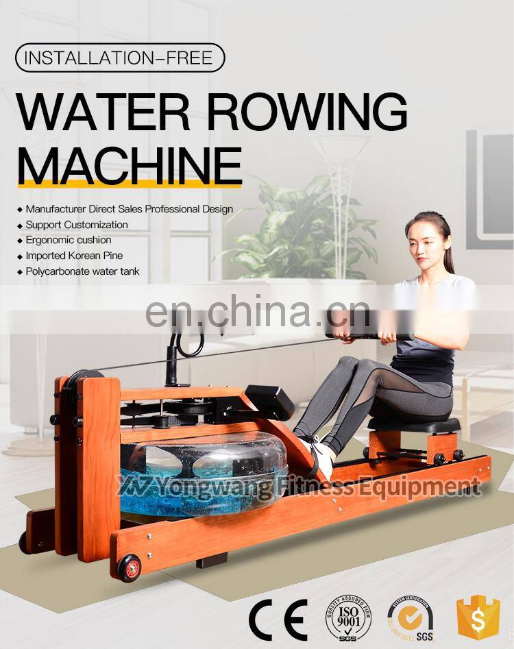 Hot Sell Factory Price Commercial Equipment  Wood Water Rowing Machine YW-D002