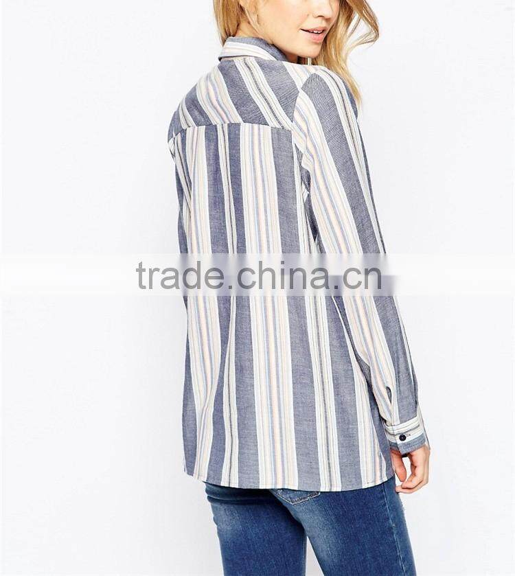 Wholesale spring new style cotton work style office wear maternity shirt clothing