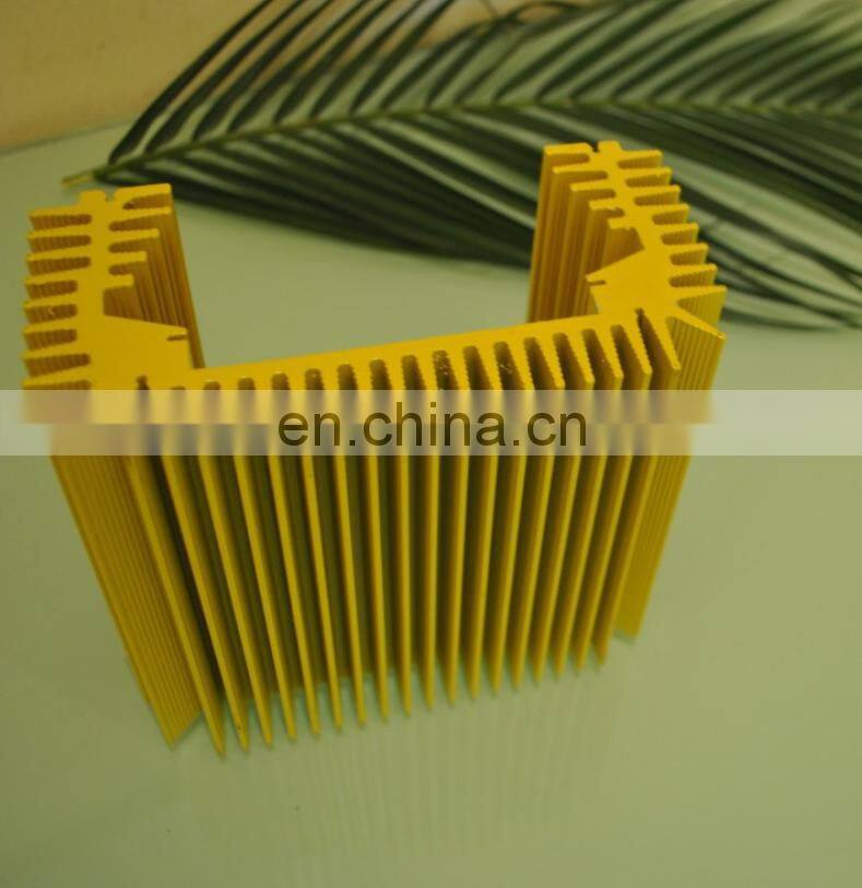 Large Size Customized Aluminum Heatsink/Radiation in Powder Coating