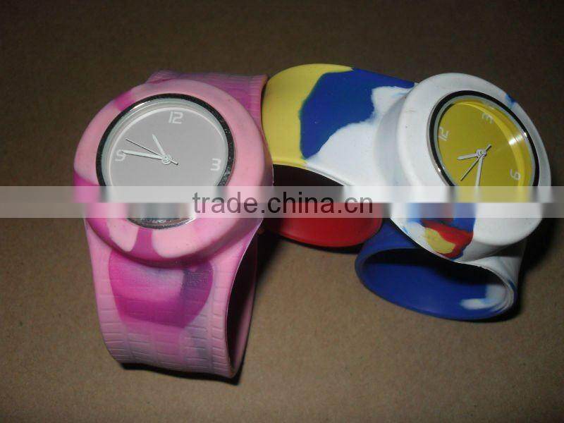 Custom Hot sale logo silicone watch for silicone o clock watch