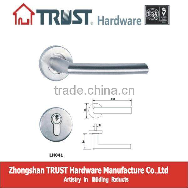 LH041:Trust Stainless Steel Popular Solid Lever door Handle