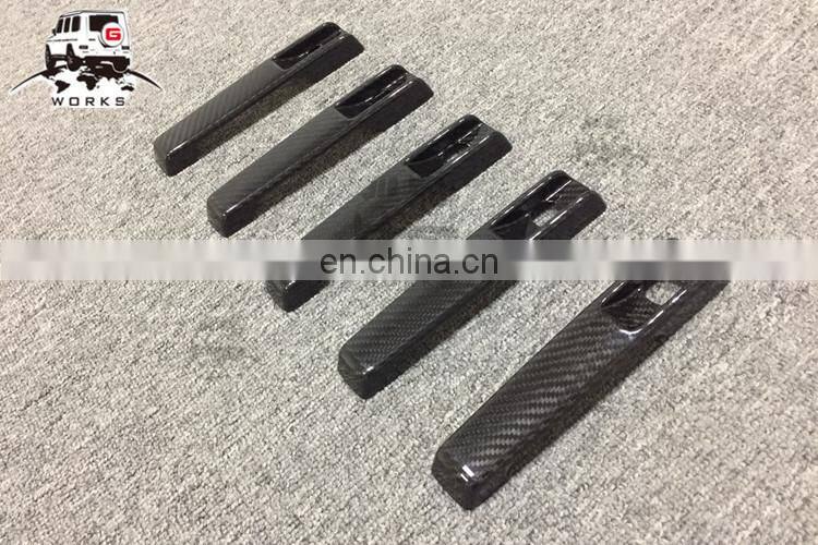 W463 door handle cover fit for G-class W463 all year DRY carbon fiber material G63 door handle cover