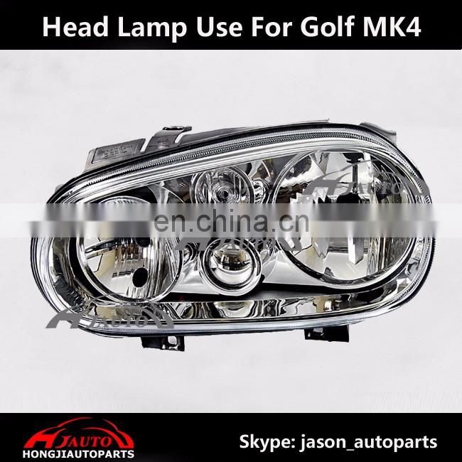 Car Headlights Smoked Black For VW Golf MK4 IV 1J1941018K / 1J1 941 018 K