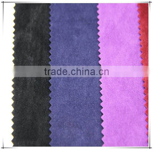 Weft Knitted Stretch Velvet High Quality Velour Knitted Fabric