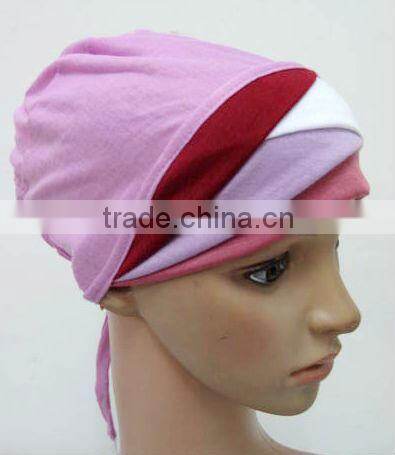 U088 Newest design colorful crossover islamic inner cap muslim underscarf