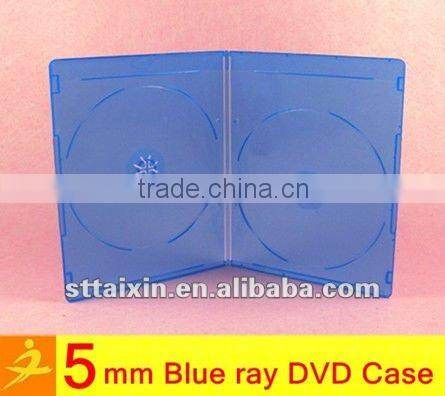 color/clear/black slim single 5.2mm PS wooden cd box