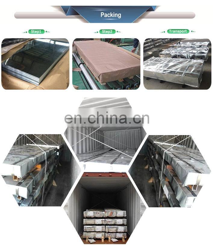 Factory price 26 gauge thickness dx51d galvanized steel plate sheet