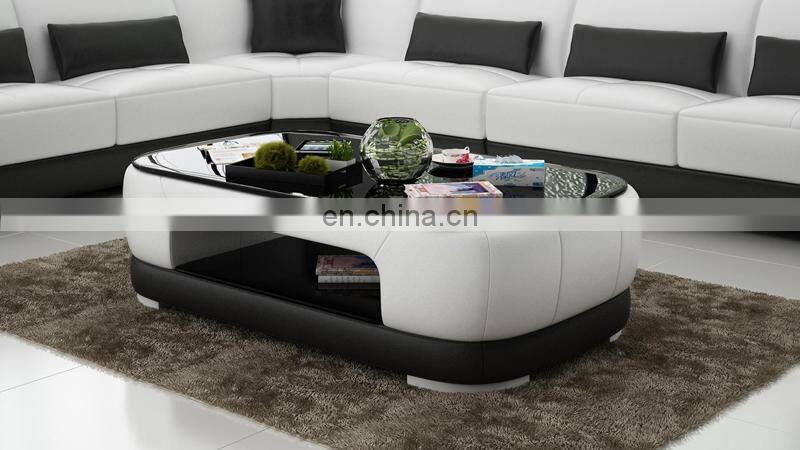Modern LED light living room sofa Modern design set furniture sectional Sofa