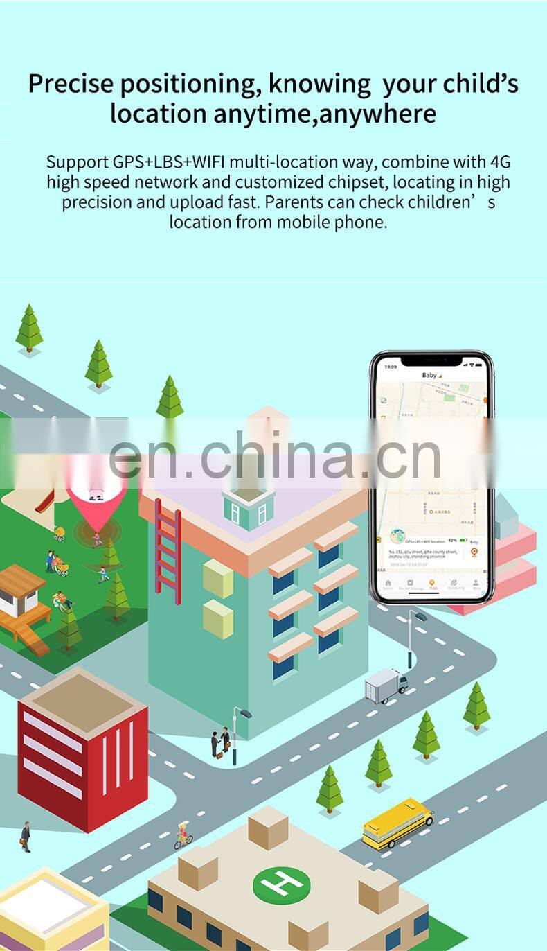 2022 amazon elderly gps tracker body temperature thermometer Fall Down Detection Smartwatches for elderly