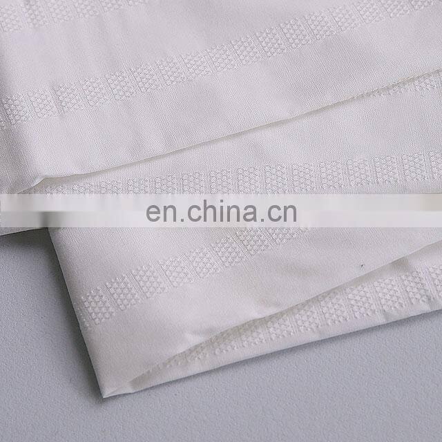Design Plain T Shirt Dyed 100%Cotton Dobby Check Fabric