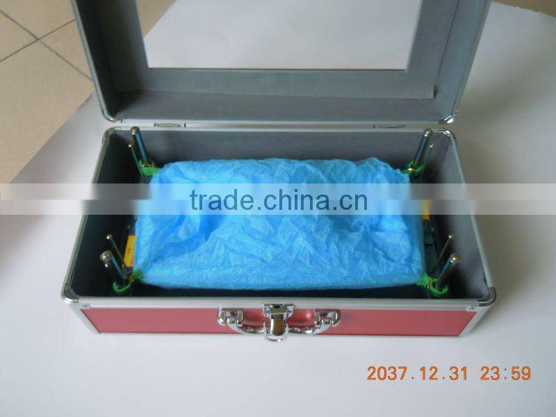 2015 new aluminum shoe cover box to keep clean Wet Umbrella Wrapping Machine