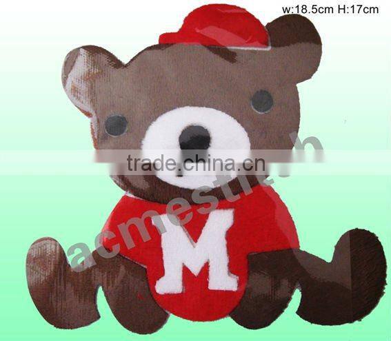 Flocking Patches / badge/embroidery patch/lovely girl patch