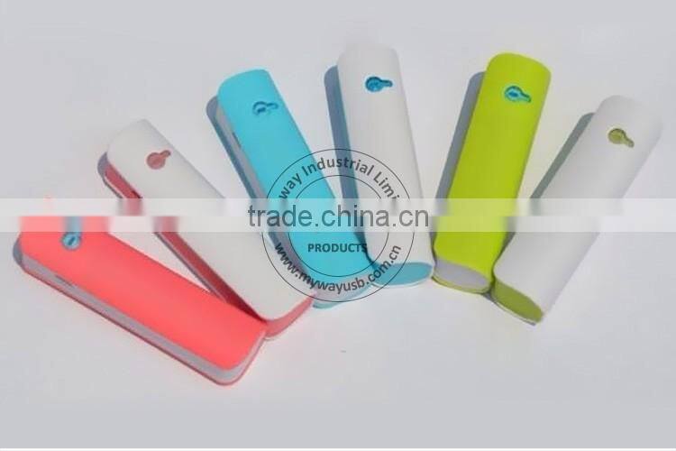 2200mah hot sell portable 18650 battery mobile phone power bank for travel & best gift