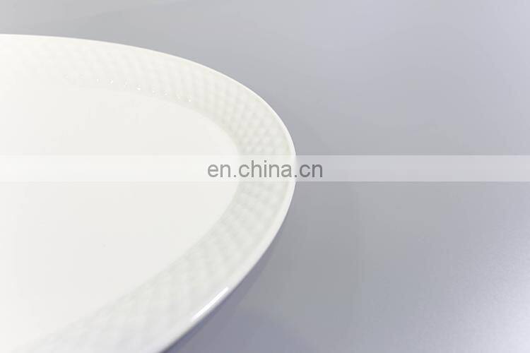 Restaurant Hotel supply unbreakable super ware ceramic like melamine dinner set