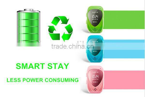 2015 Vogue GPS Smart Watch GPS LBS Tracker For Children