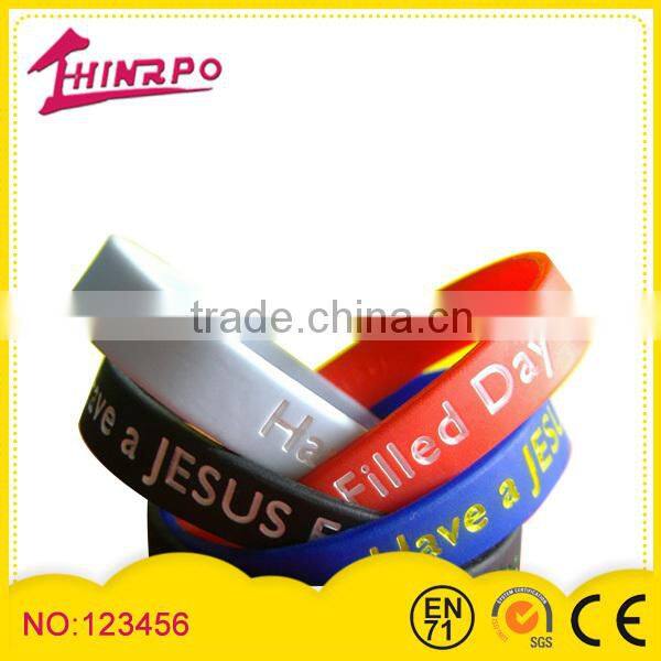 Hot Selling customized personalized silicone wristband unit