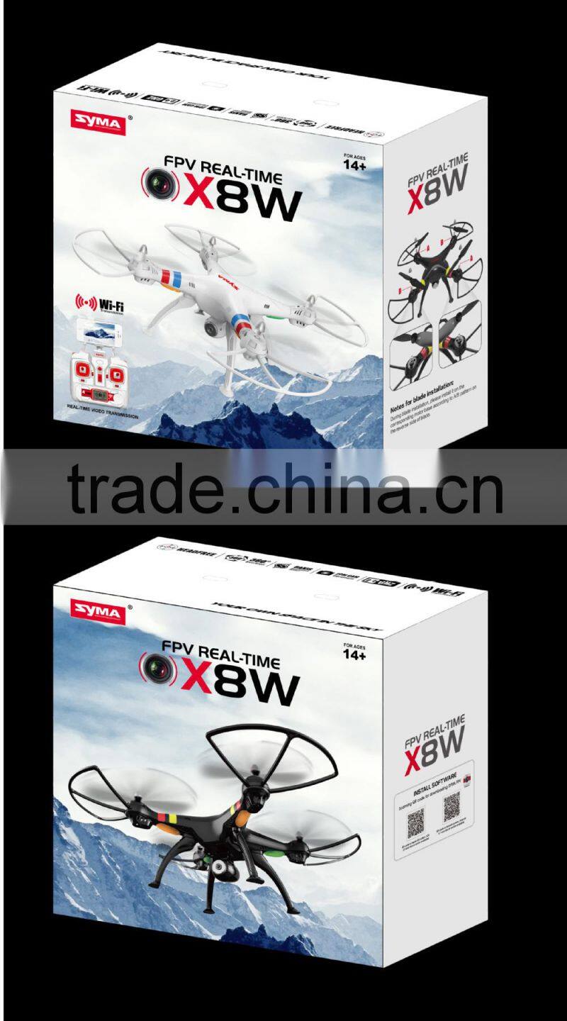 2015 newest products X8W WIFI quadcopter with camera FPV quadcopter rc drone paypal