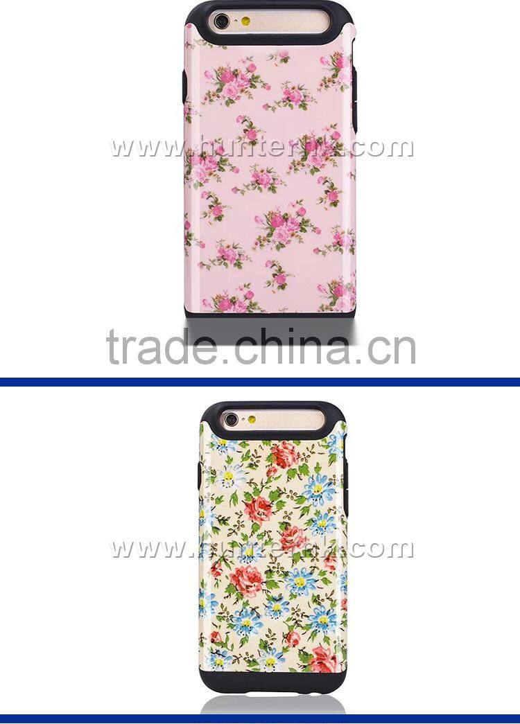 AAA Quality Printed 2 in 1 PC+TPU Case For iphone6