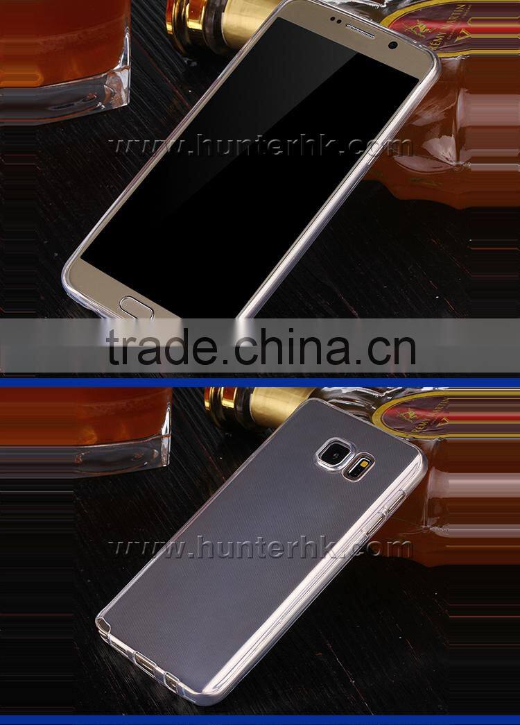 0.8mm Thin Full Clear Gel Case For Samsung Note5