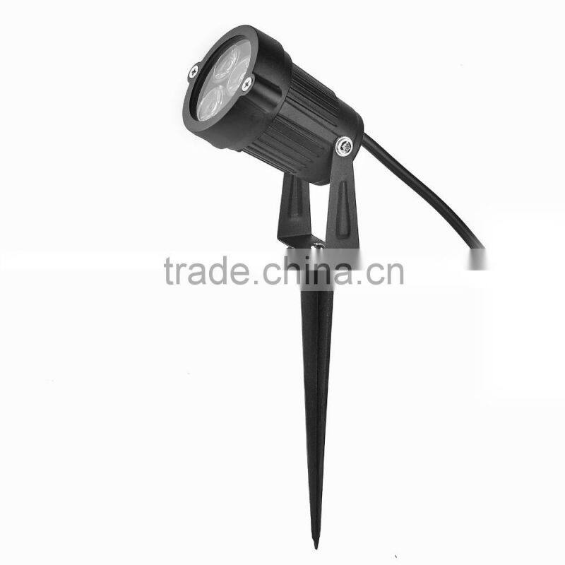 High Quality Modern Aluminum 3W Garden Spot Lighting With Spike LED Outdoor Light
