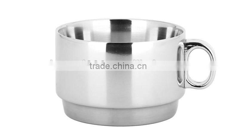 chaozhou guangdong stainless steel tea cup set / double wall coffee travel mug and cup