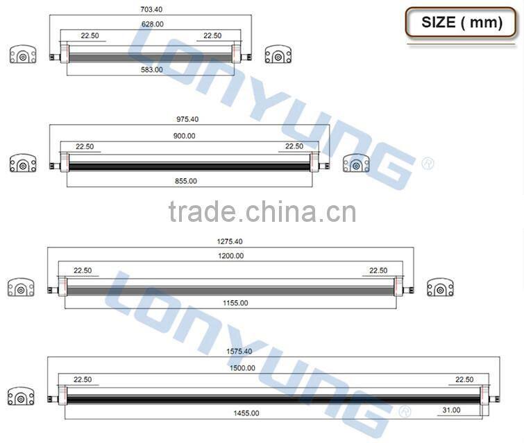 SMD2835 DLC led IP65 tube led tri-proof light 1200mm 60w