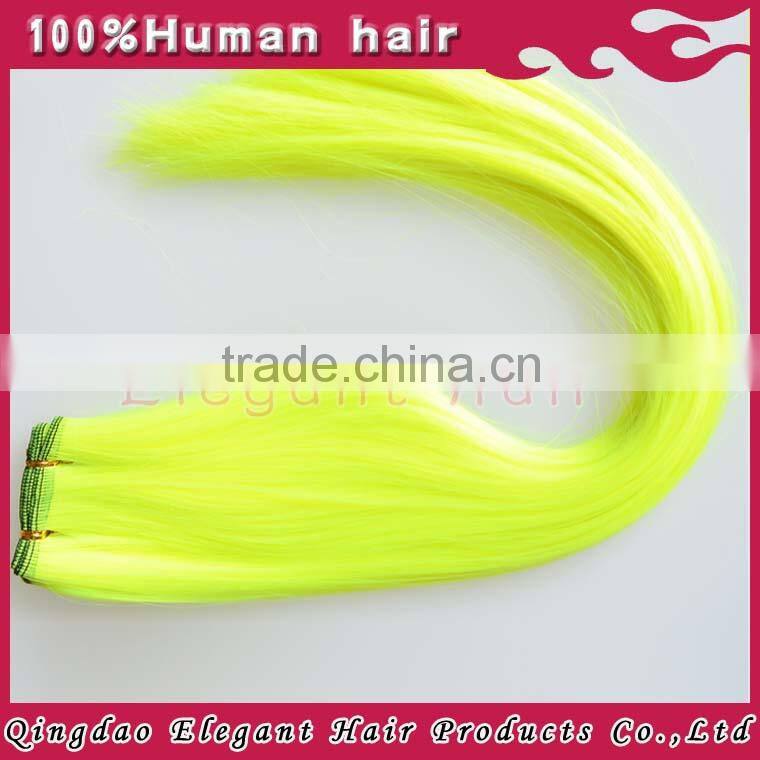 Qingdao hair factory wholesale Chinese synthetic hair weft