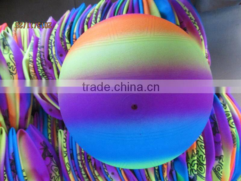 9inch kids rainbow volley ball