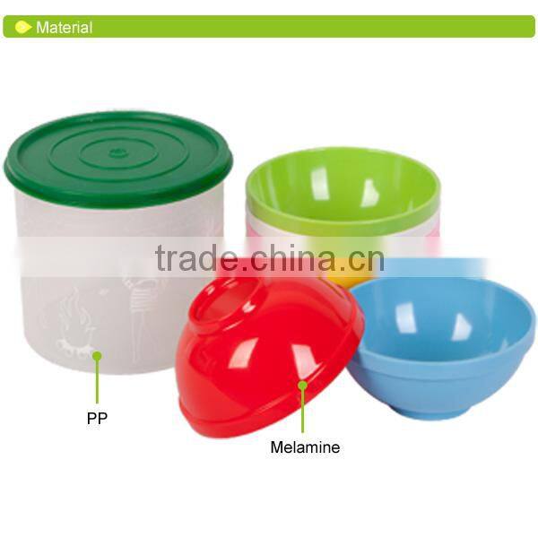 D528 outdoor melamine plastic bowl picnic set garden set tableware plastic bowl