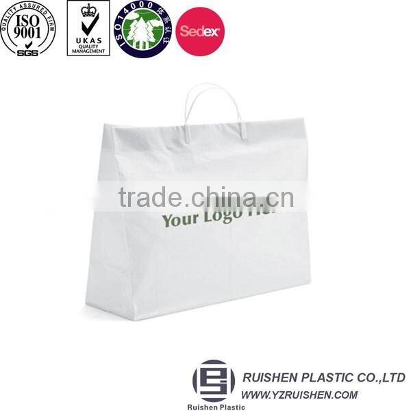 Loop Handle Bags, Shopping Bag With Printing, Plastic Shopping Bag