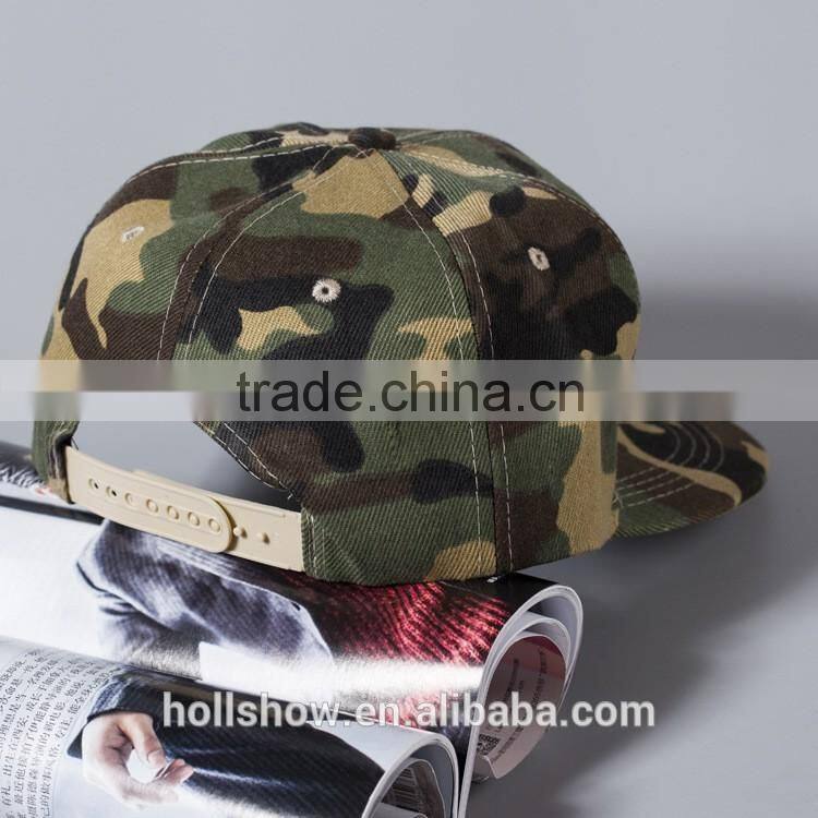 Camouflage Design City BARCELONA & AMSTERDAN Embroidery Flat Hat Custom Snapback