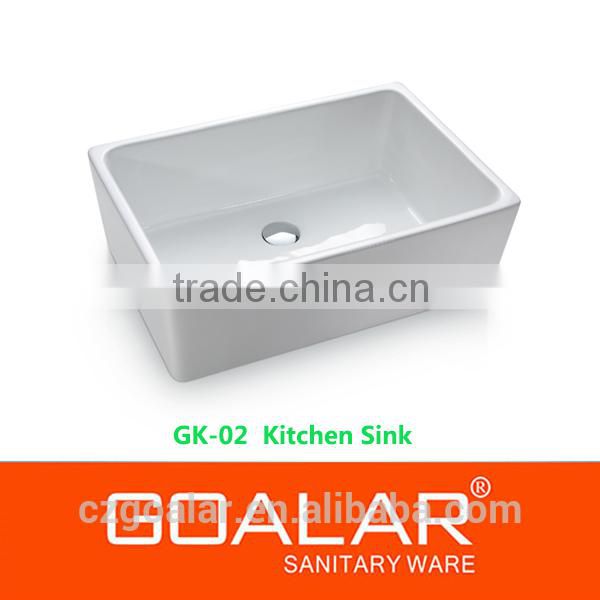 GK-02 Hot sale ceramic bathroom sinks square bowl
