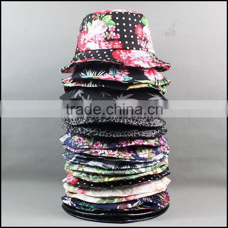 buy 2015 custom fashion hat with pattern blank bucket hat