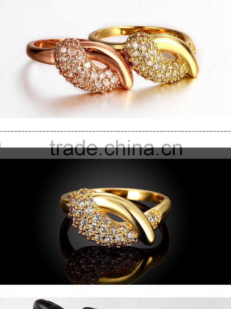 Latest hot new gold plated mood finger ring designs for girls