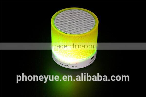 A9 handfree stereo music loudspeaker wireless bluetooth speaker with led light