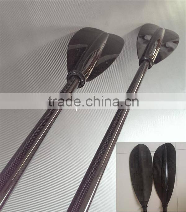 Full carbon fiber kayak paddle made in china with high quality and low price