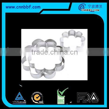 Decoration cake making tools 3pcs flower shape cutter set