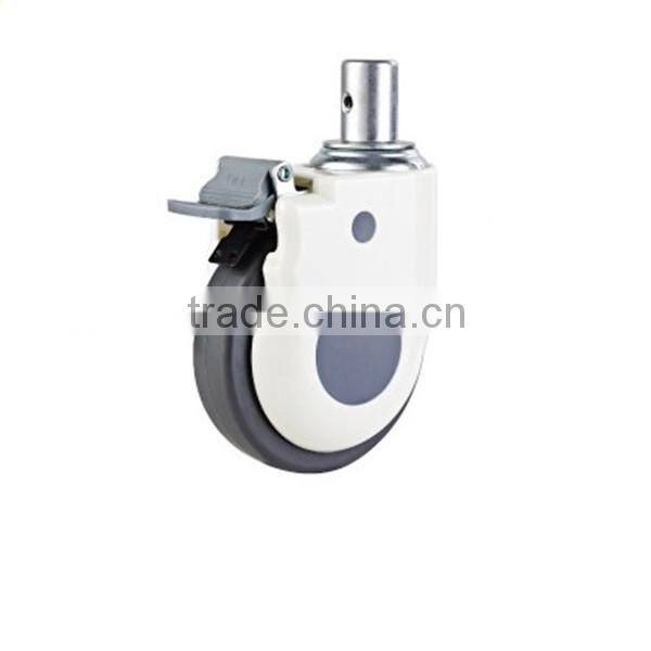 high quality quiet baby bed casters with brake