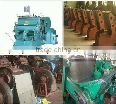 Automatic die cutting and creasing machine