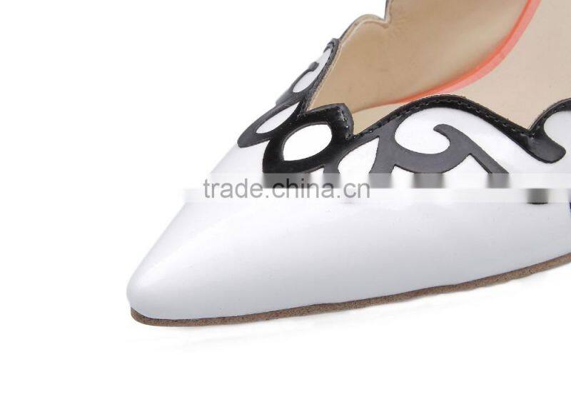 Catwalk 2016 Comfortable Heels Women Leather High Heel Sandal Slippers