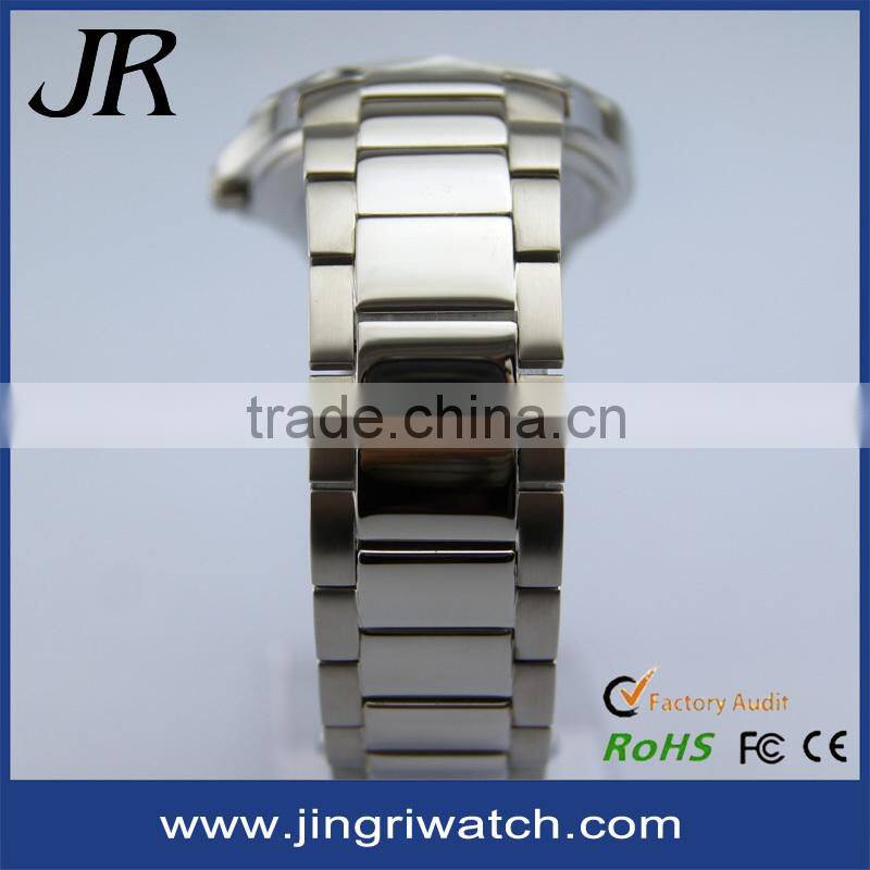Japan quartz movt wholesale stainless steel back water resistant oem brand watch
