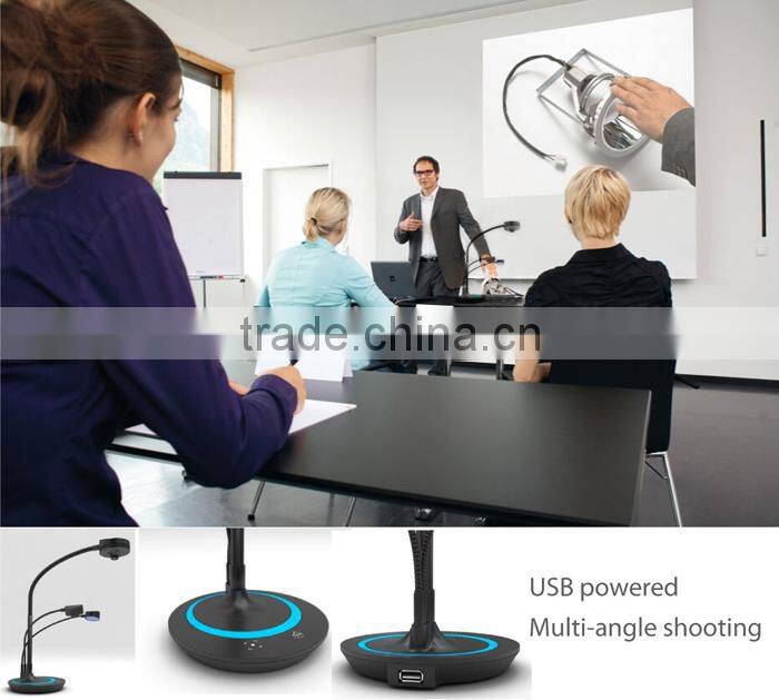 Visual Presenter 5mp usb portable document camera scanner for meeting teaching presentation